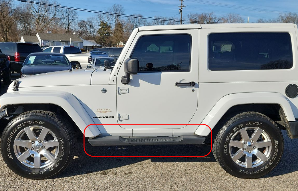 საფეხური WRANGLER 2007-2017 2 კარიანი (პაროგი)